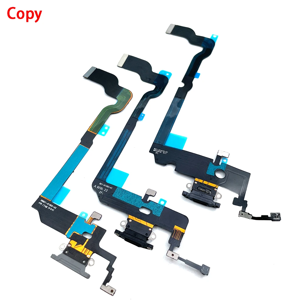

10pcs，USB Charging Dock Port Board Flex Charger Dock Connector Charge Port Flex Cable No With IC For iPhone 7 8 Plus X XR XS Max