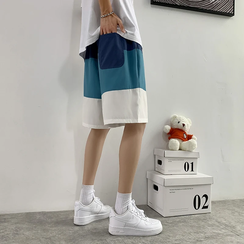 Мужские пляжные повседневные шорты длиной до колена стандартный стиль