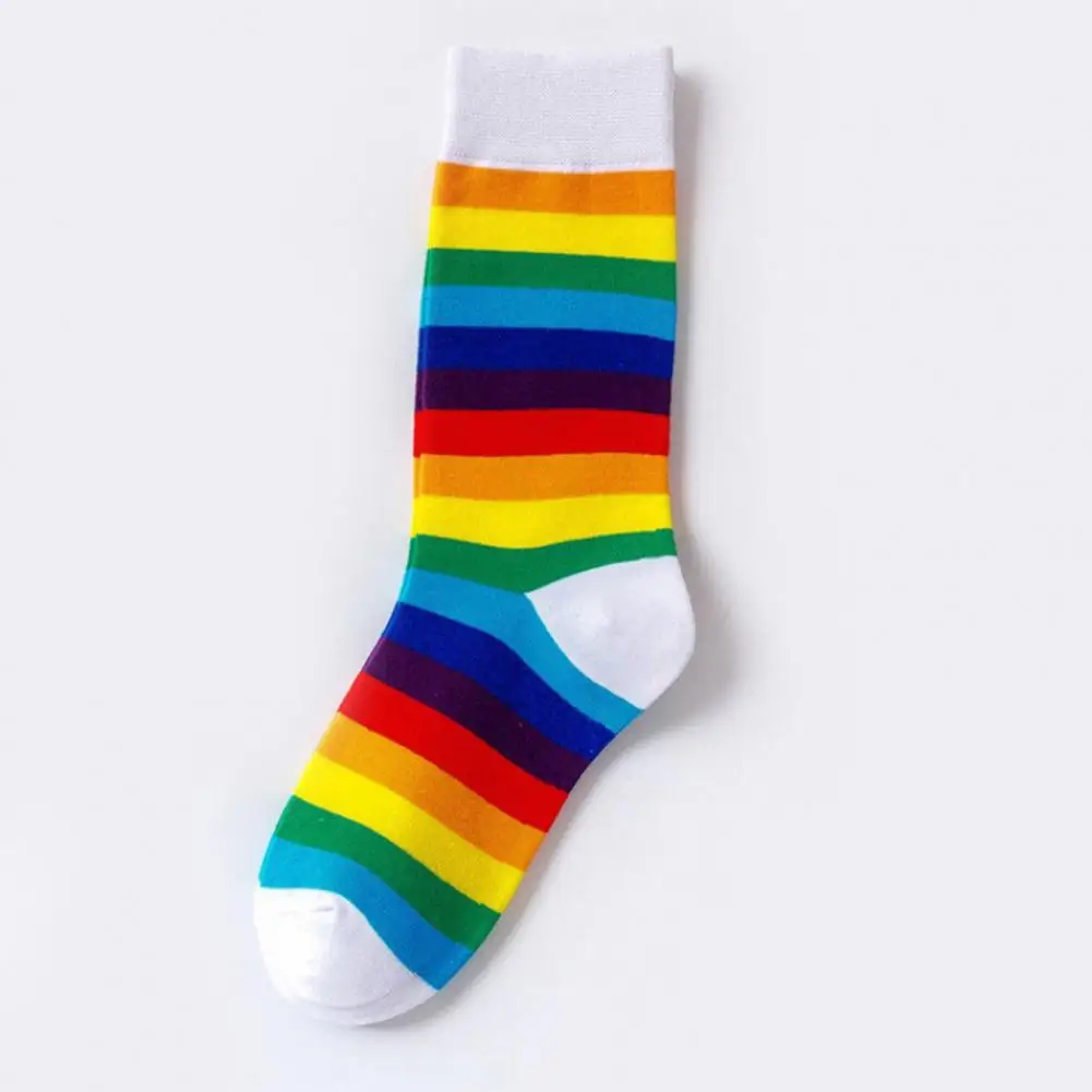 

Women Stockings 1 Pair Chic Vibrant Durable High Elasticity Anti-slip Long Socks Fitness Socks