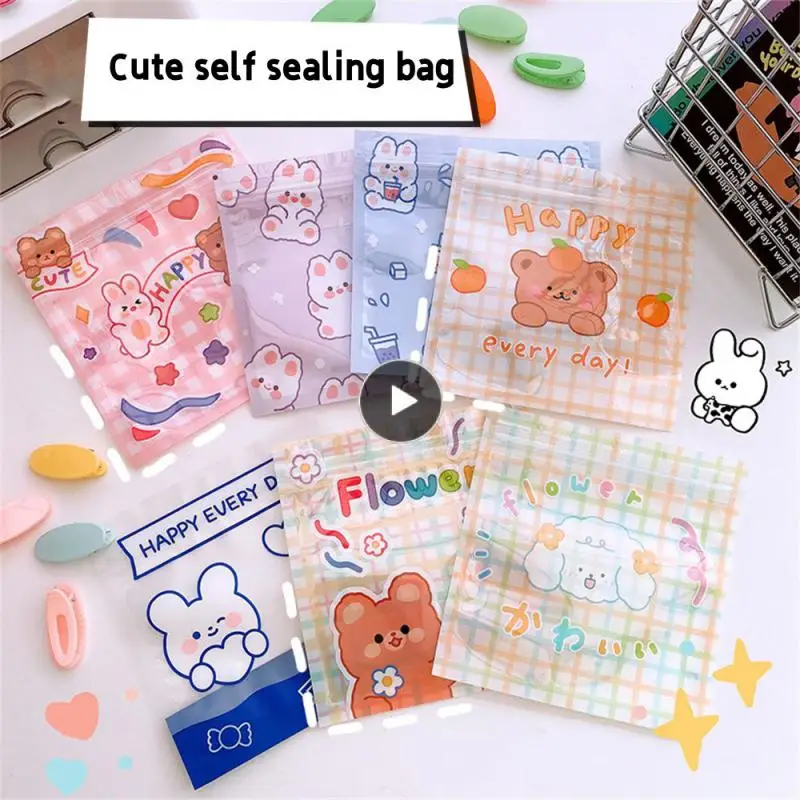 

Jewelry Packaging Bag Great For Gift Wrap Hair Accessories Sealed Bag Transparent Portable Small Refill Bag Bag Seal