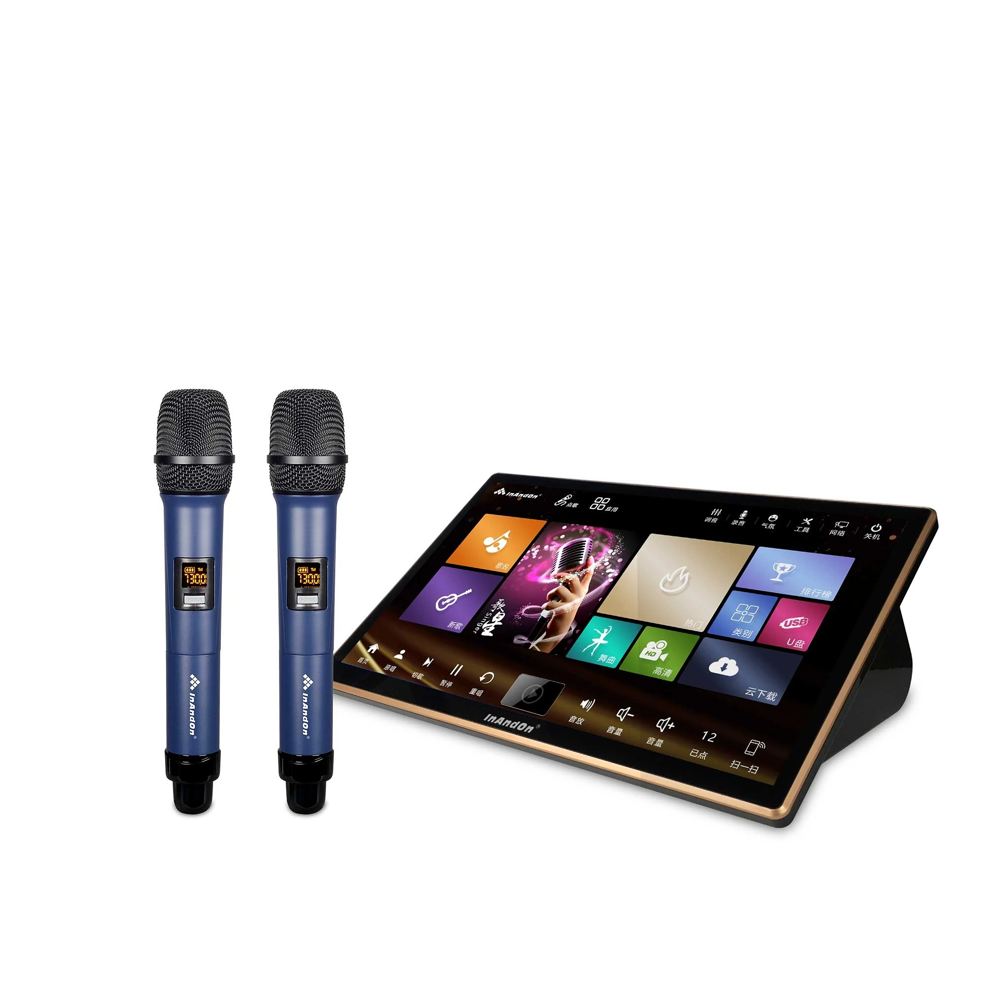 

InAndOn 2022 18.5 5in1 4T Karaoke Machine Home Party New Design Touch Screen Android system Karaoke Player Karaoke System