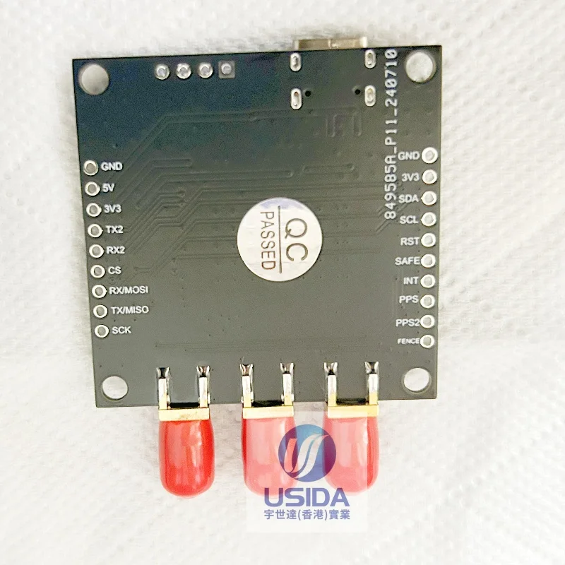 ZED-F9T-10B-00 Высокоточная плата позиционирования GPS Три входных антенны GNSS Создайте