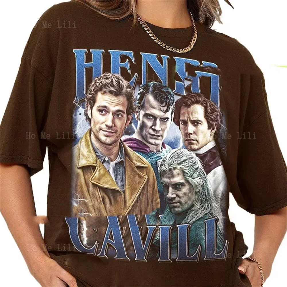 Винтажная Футболка ограниченного размера Генри кавилл подарок для женщин и