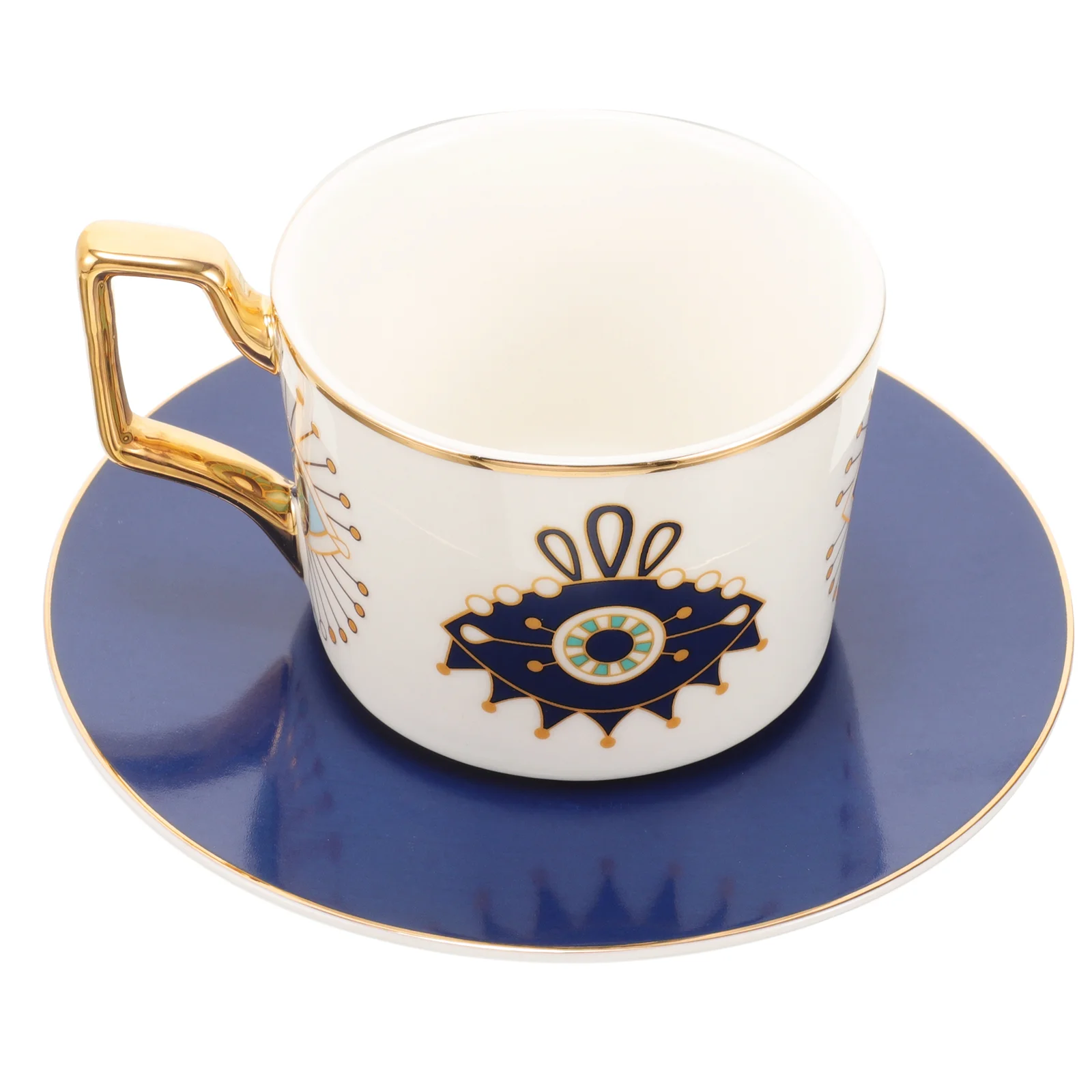 

Винтажная кружка «глаз дьявола», чашка для кофе, стаканы для напитков, узор, ретро, тонкие кружки, Большая Керамическая керамика