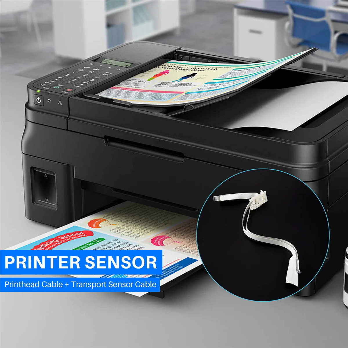 Подходит для ленты печатной головки EPSON и кабеля датчика L110/L210/L220/L350/L355/L360/L380/L550/L565