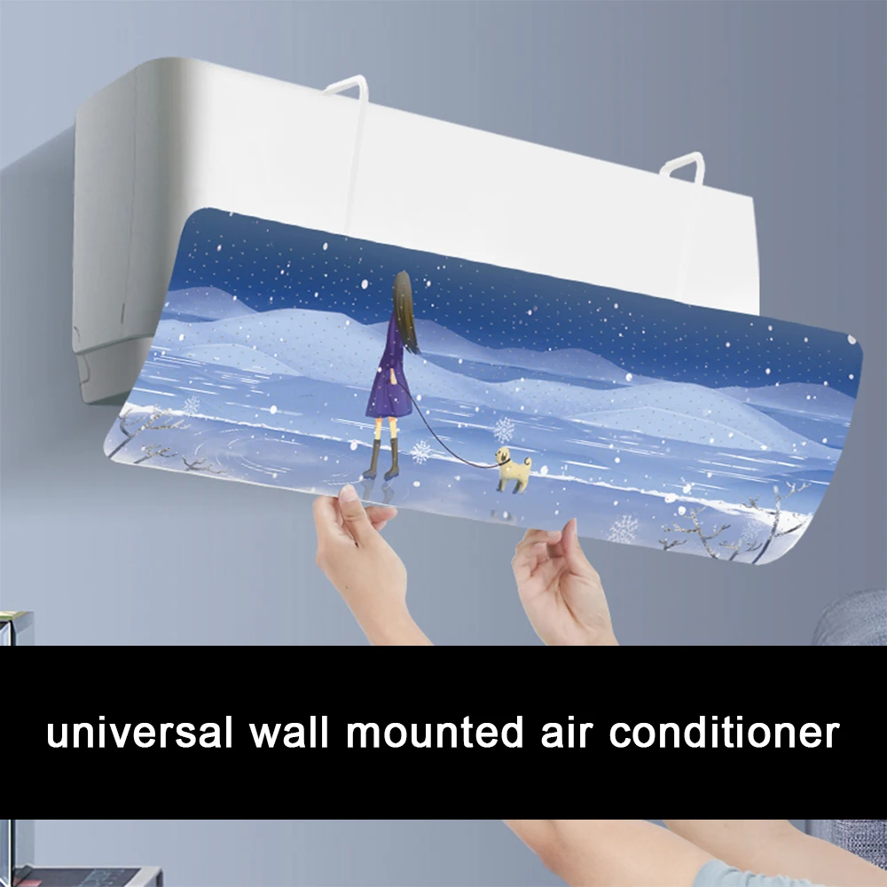 

Wind Deflector Air Conditioning Universal Windshield Cover Anti Direct Blowing Windshield Adjustable Air Conditioner Cover