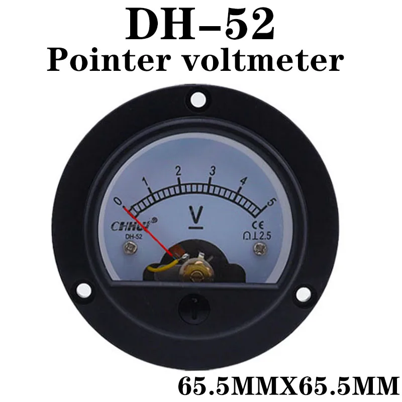 

DH-52 DC Амперметр, морской круговой измерительный прибор, измерительные инструменты, оригинальный 65,5x65,5 мм