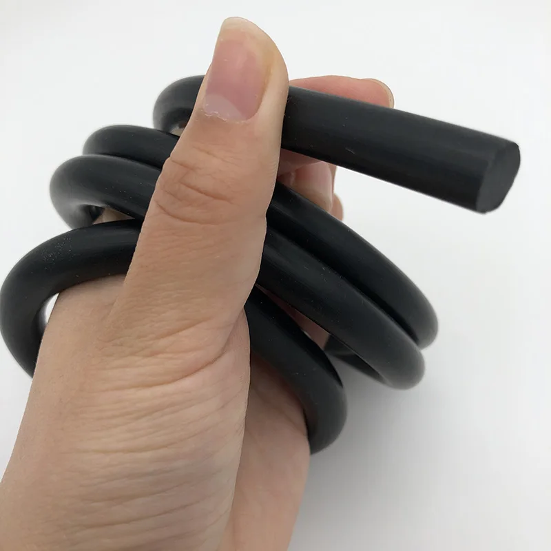 Черный силиконовый резиновый стержень шнур диаметр 0 8 мм 1 5 2 3 4 6 7 10 12 мм-20 |