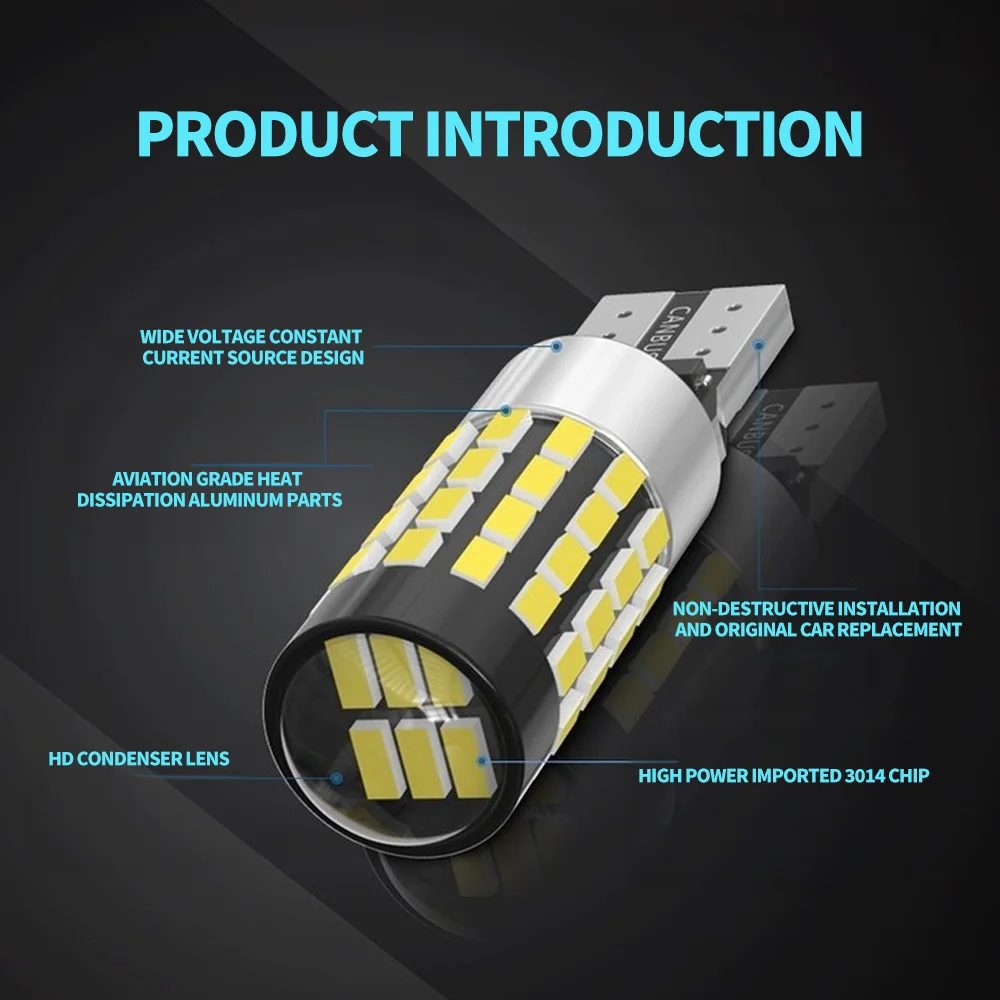 2 шт. светодиодные лампы Canbus T10 W5W 194 501