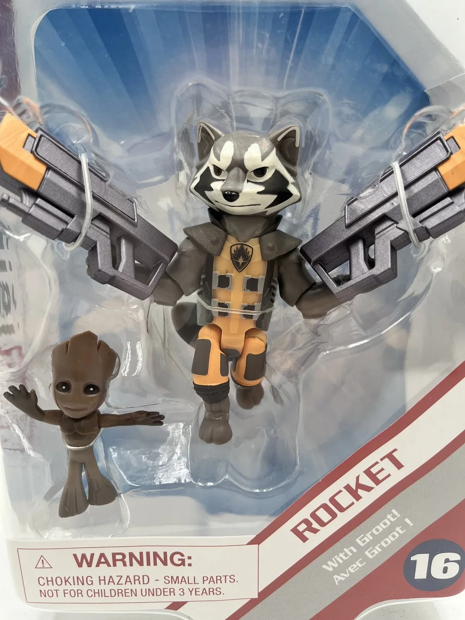 Оригинальная игрушечная коробка Disney ракета енот Грут Стражи Галактики