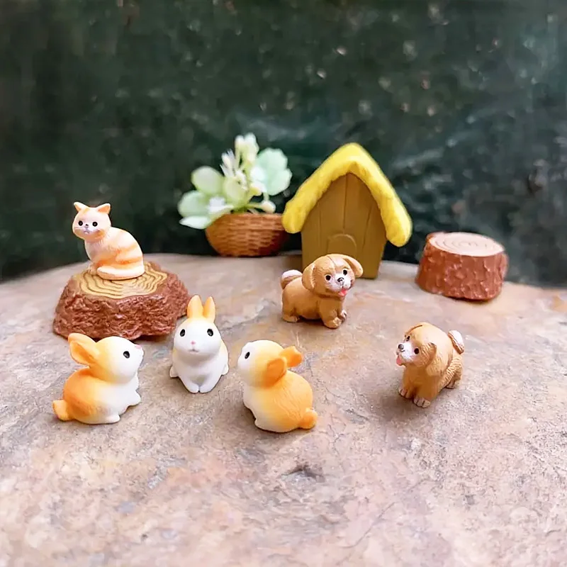 

Миниатюры из смолы животные набор 5 шт