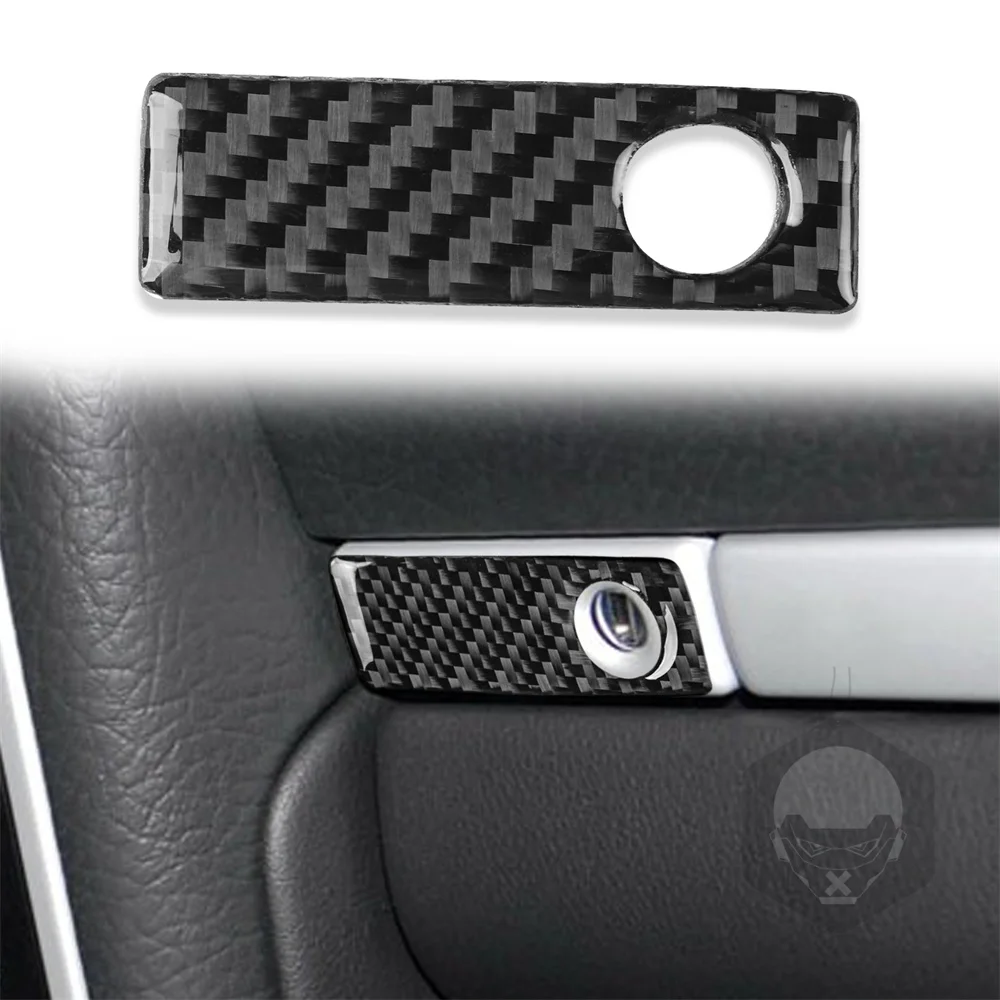 

Carbon Fibre Trim Sticker for Porsche Cayenne S Gts Turbo 03-10 Glove Box Puller Automobile Interior Mouldings