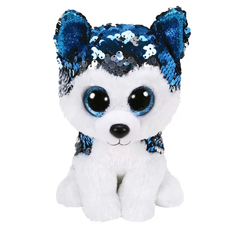 Шапка Ty 15 см с большими глазами мягкая плюшевая в виде снеговика динозавра лисы