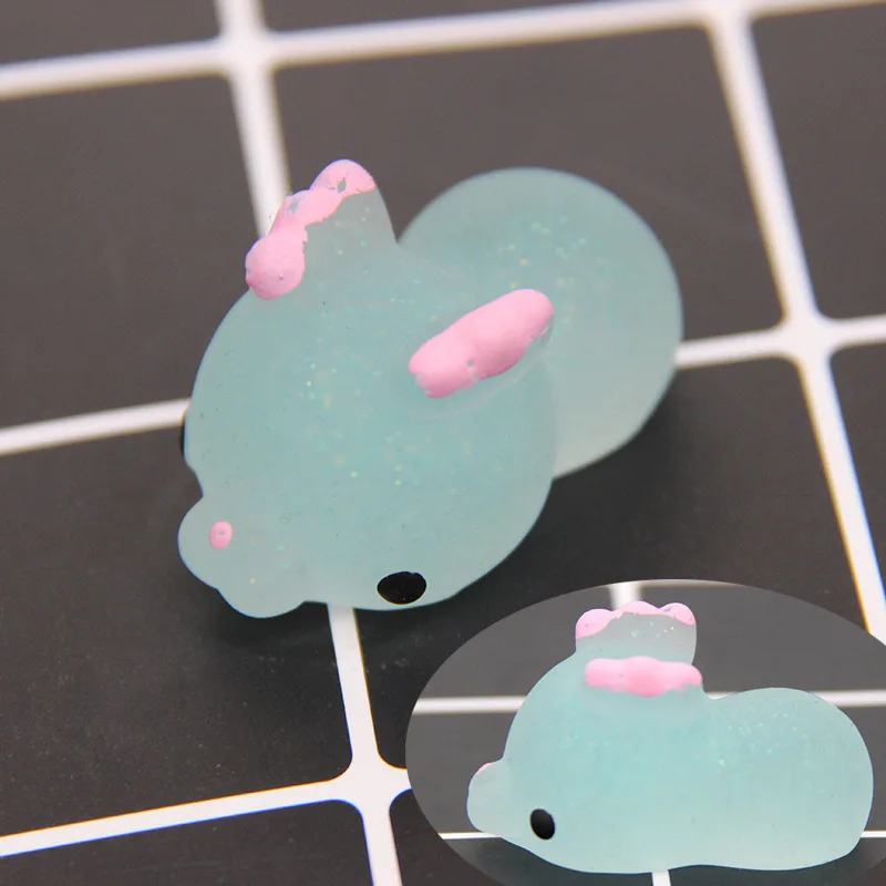 Новый стиль блестящий Сжимаемый мяч Mochi для снятия стресса ботинок снятие