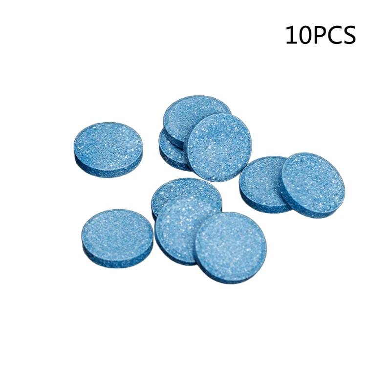 

10pcs Car Windshield Cleaner Effervescent Tablets Solid Washer Agent Universal Automobile Glass Water Dust Soot Remover