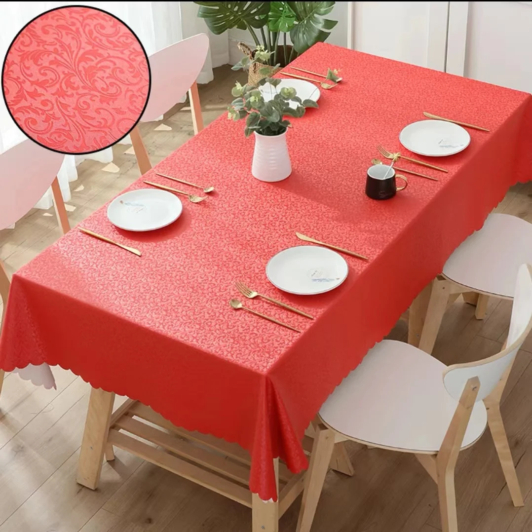 

Скатерть для стола в европейском стиле, водонепроницаемый, маслостойкий, прямоугольный, не требующий мытья, для отеля, ресторана
