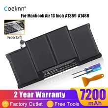 Coeknn A1405 A1406 A1375 A1965 Laptop Battery For Apple MacBook Air 13