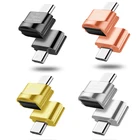 1 шт., смарт-кардридер для карт памяти для ноутбука Samsung Huawei USB 3,0 Type C к Micro-SD TF адаптер OTG кардридер мини кардридер