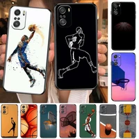 basketball basket cover phone case for xiaomi redmi 11 lite pro ultra 10 9 8 mix 4 fold 10t black cover silicone back prett