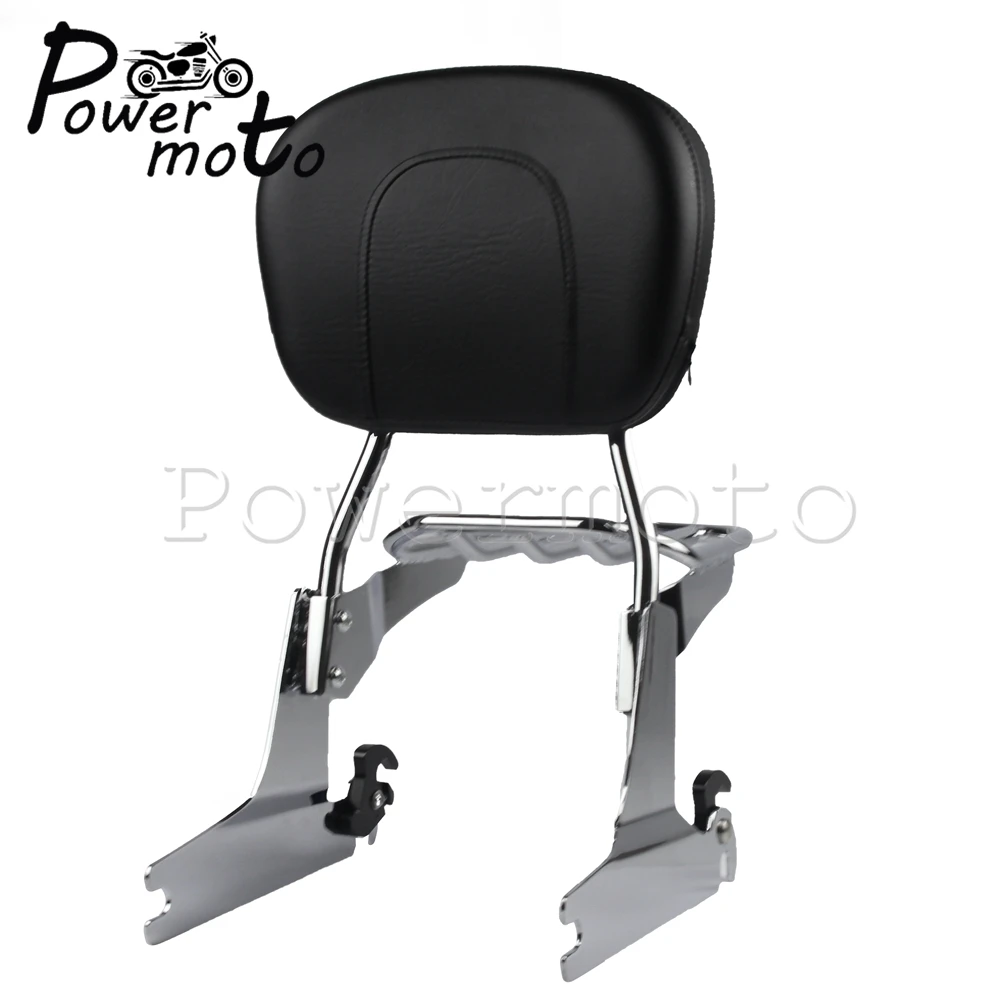 Хромированный багажник для мотоцикла спинка Sissy Bar съемный Harley Dyna FXD FXDC FXDB Super Glide Low