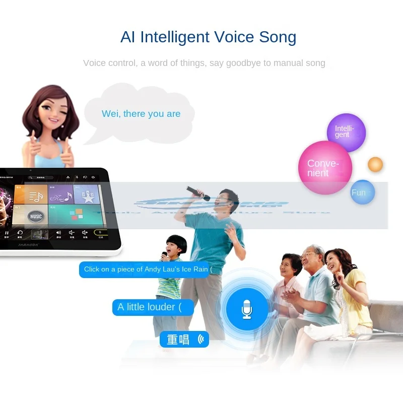 Караоке-плеер 15 6 дюймов 1T 4 в 1 4k выход доступная домашняя система ktv Smart выбор
