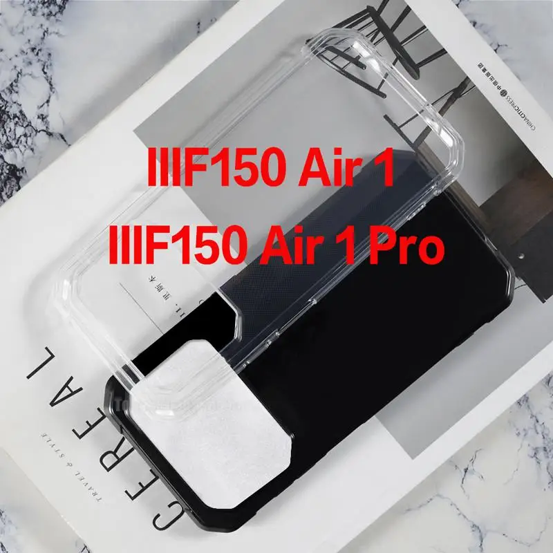 

Clear Fitted Case For Oukitel IIIF150 Air1 Pro Silicone Cover Soft TPU Phone Case For Celualr IIIF150 Air1 F150 Air 1 6.5" Funda