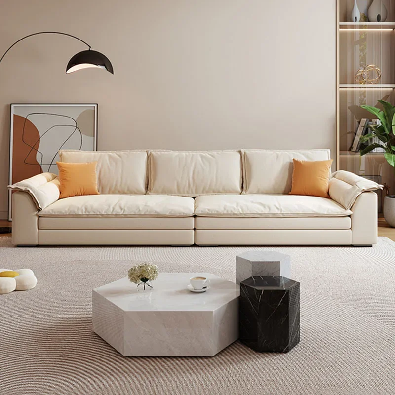 Минималистичные расслабляющие диваны с откидывающейся спинкой для гостиной в