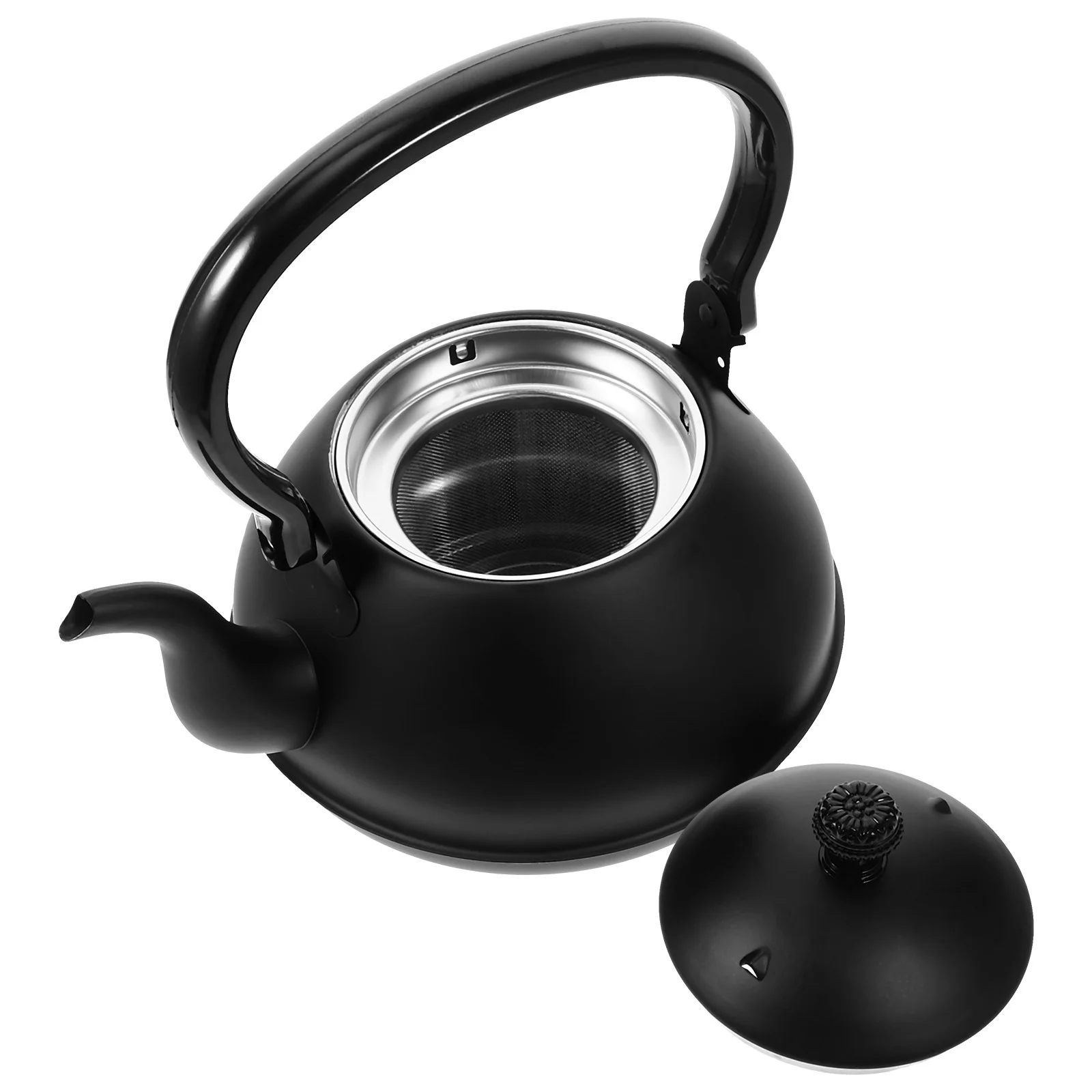 

Stainless Steel Kettle Coffee Hutch Metal Water Camping Tea Vintage Teakettle Brewer Machine