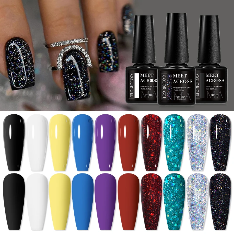 10 шт. / комплект красного геля лака для ногтей осенне - зимнего блеска маникюр