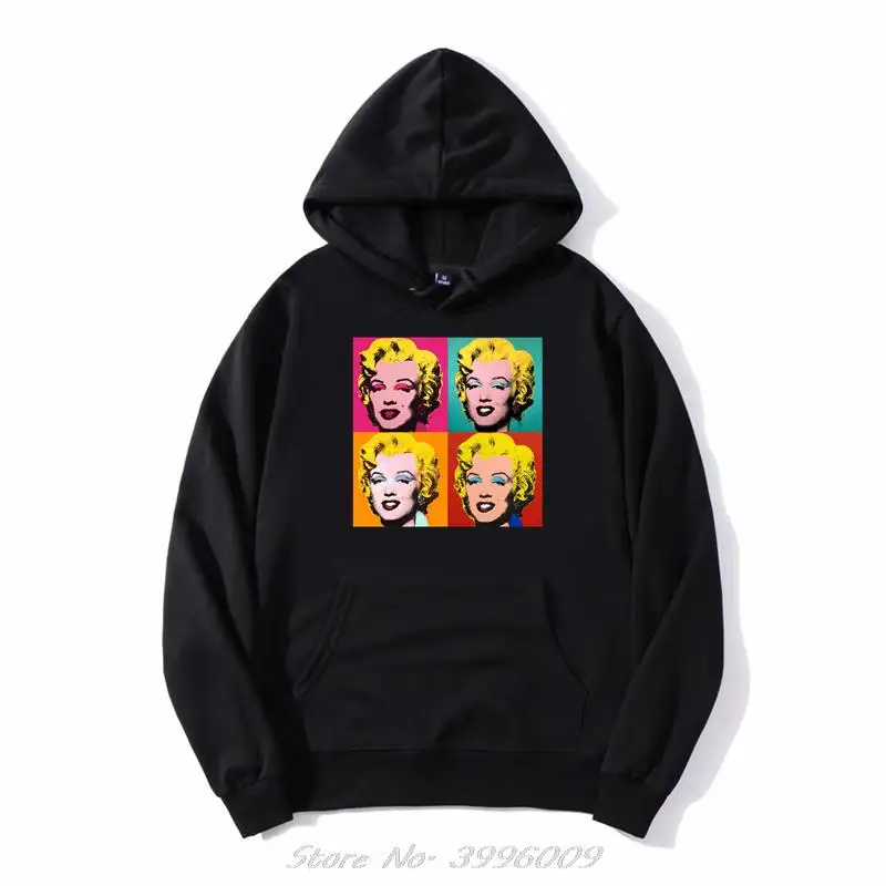 

Andy Warhol Marilyn Classic Feminine Funny Artwork Hoodie Men Unisex Oversize Sweatshirts Zip Up Pullover Hooded Jacket