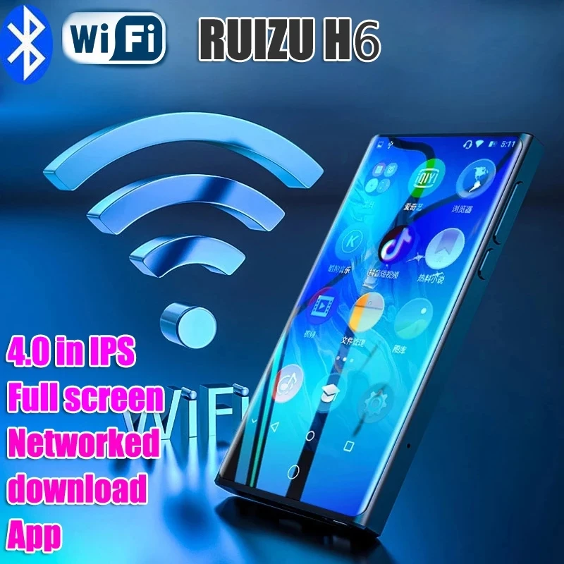 

WIFI bluetooth full Touch 5inch IPS Screen MP3 Player can get to the Internet FM Radio Video Player E-book Built-in Speaker