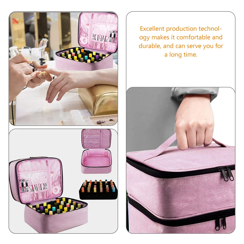 Косметичка Ящик для хранения лака ногтей Сумки туалетных принадлежностей