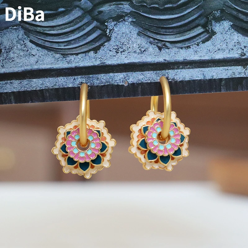 Модные ювелирные изделия винтажные Роскошные темпераментные Металлические