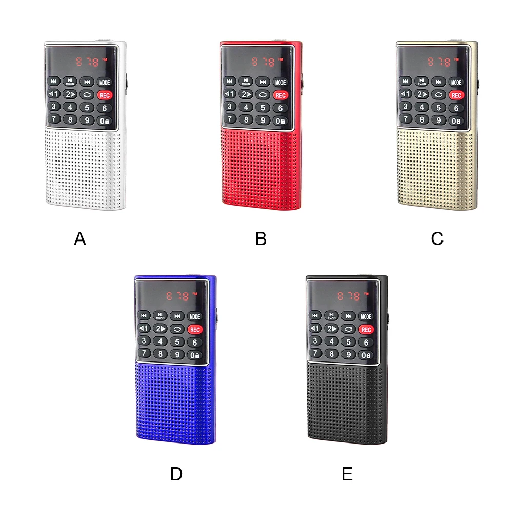 

Long Battery Life - Compact Portable Radio With User-friendly Crystal Clear Sound Radio Rechargeable