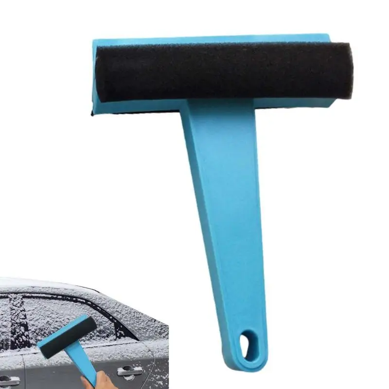 

Glass Wiper Multifunction Windshield Scraper For Ice Reusable Compact Wiper Board For Window Mirrors Bathroom Tiles Countertops