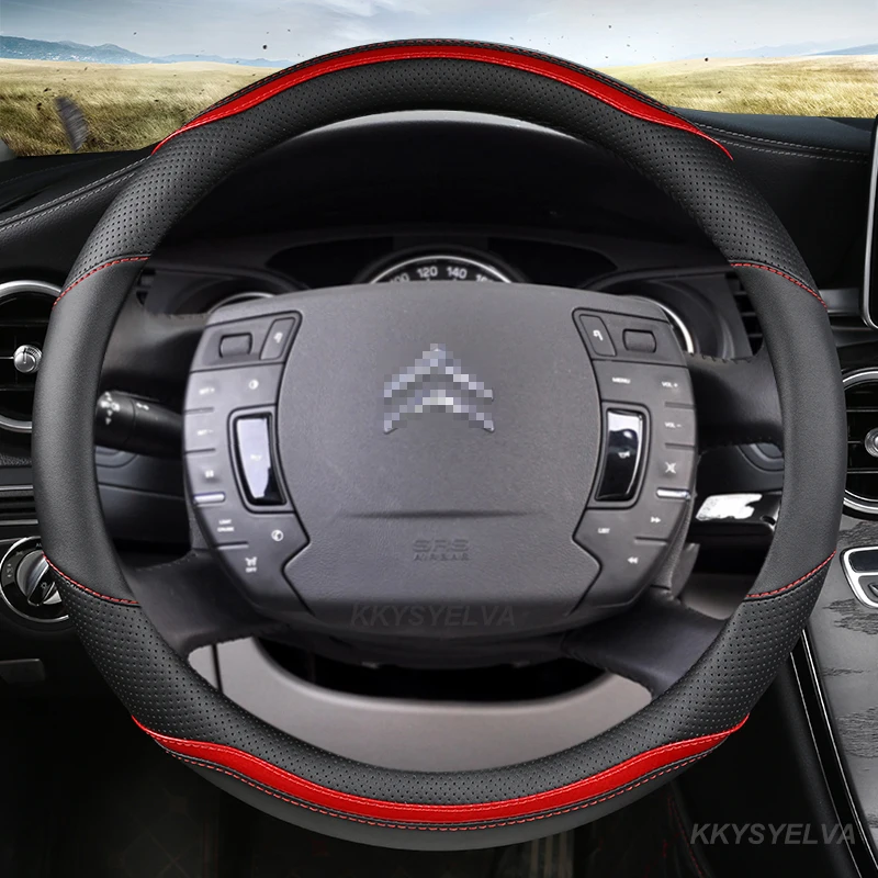 

Чехол рулевого колеса автомобиля углеродное волокно + кожа для Citroen C4 AIRCROSS C5 AIRCROSS C3-XR C4 PICASSO C4 C5 C6 автомобильные аксессуары