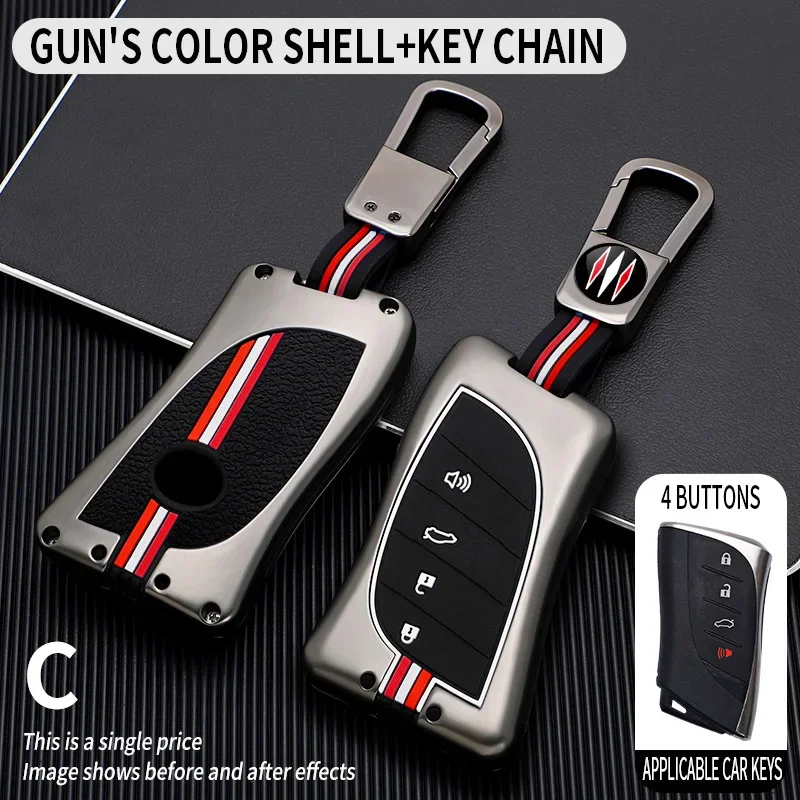 Чехол из цинкового сплава для Lexus ES NX UX US RC LX GX IS RX 200 250h 350h LS 450h 260h 300h UX200 аксессуары