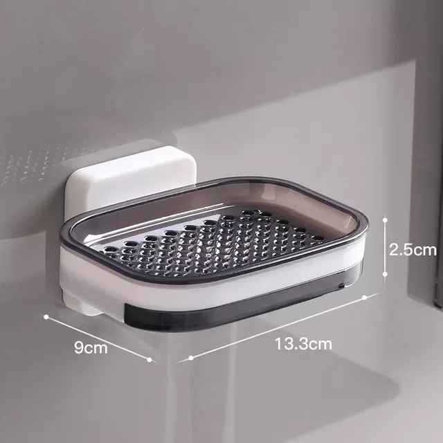 

2022 Soap Dishes Box Drain Sponge Holder Storage Rack For Bathroom Accessories Toiletries Organizer Kitchen