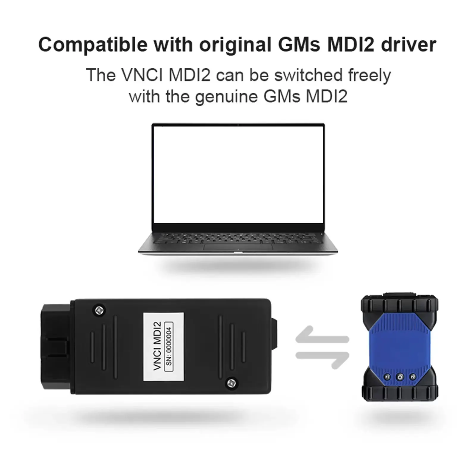 Фото Сканер VNCI MDI2 для GM с поддержкой модуля CAN FD/DoIP, совместимый с автоматическим сканером TLC, GDS2, DPS, Tech2win №2