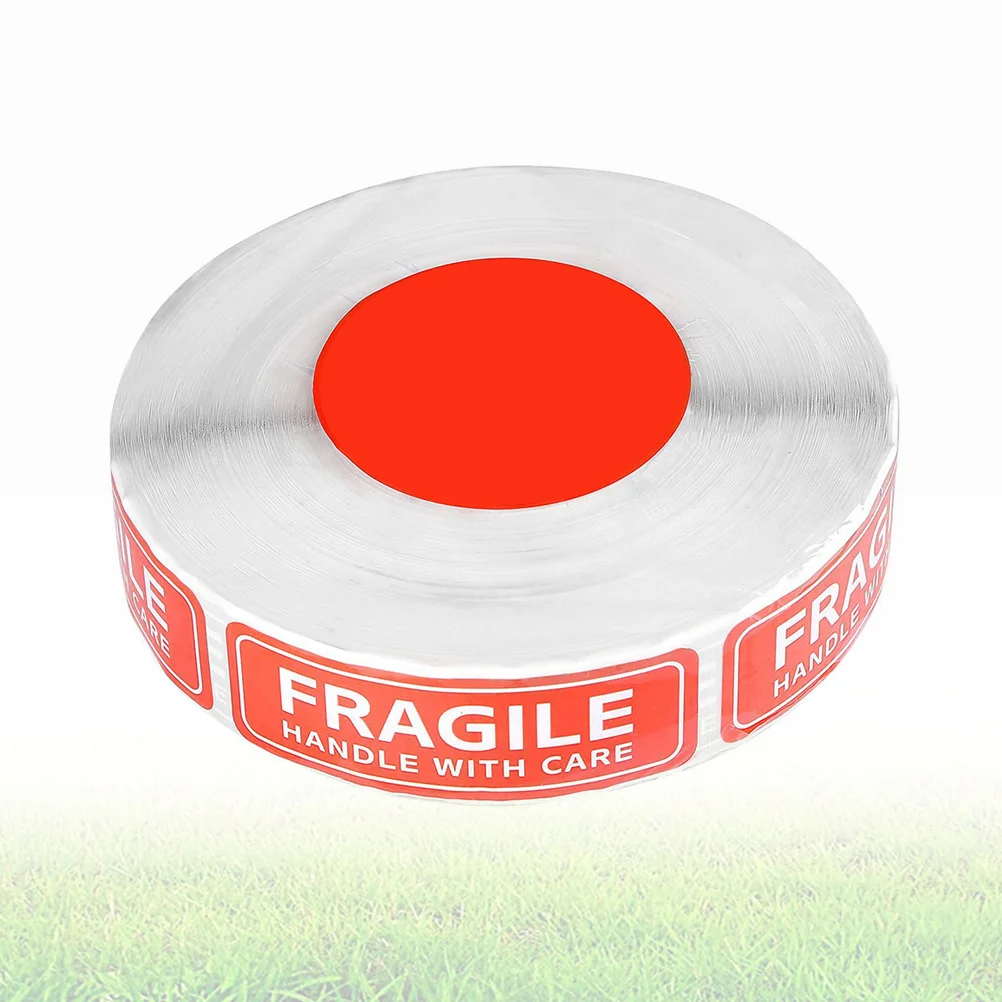 

Red Fragile Warning Stickers Label FRAGILE for Shipping Moving Boxes Luggage Glass Suitcases Transportation 1 Roll