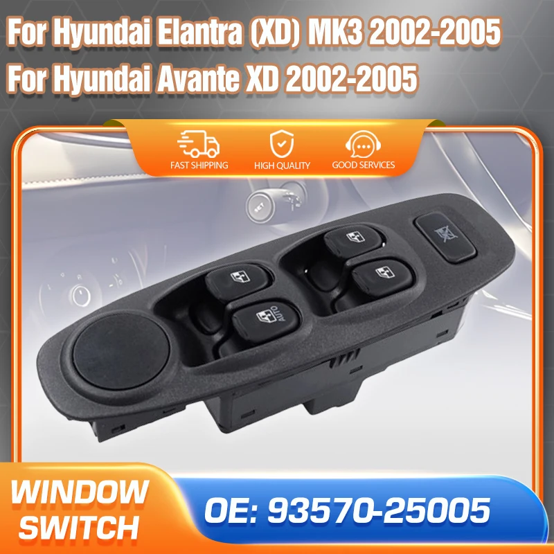 Для Hyundai Elantra XD MK3 Avante 2002 2003 2004 2005 главный переключатель управления окном кнопка