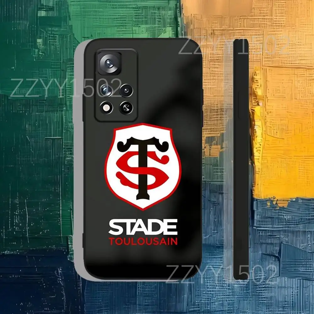 Фото Черный силиконовый мягкий чехол Stade-Toulousain Rugby French для Samsung S25, S24, Ultra, S20, S30, Plus, S22, S23, Ultra, Plus, 5G №3