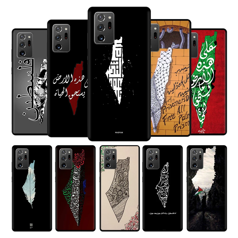 

Krajews Free Palestine Map Arabic Case Cover for Samsung Galaxy Note 10 20 8 9 10+ Ultra F12 F22 M30s M11 M22 5G Back Funda