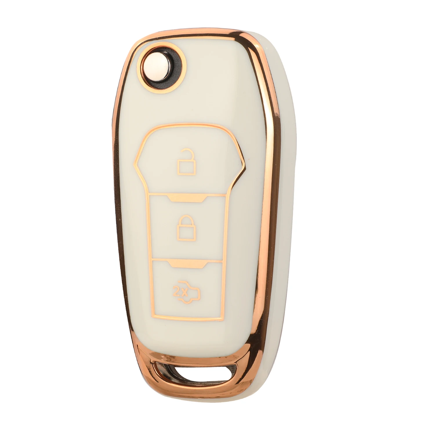 Jingyuqin Новое поступление ТПУ автомобильный брелок для автомобиля брикет Ford