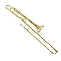 accept oem cheap bbf key gold tuning slide trombone