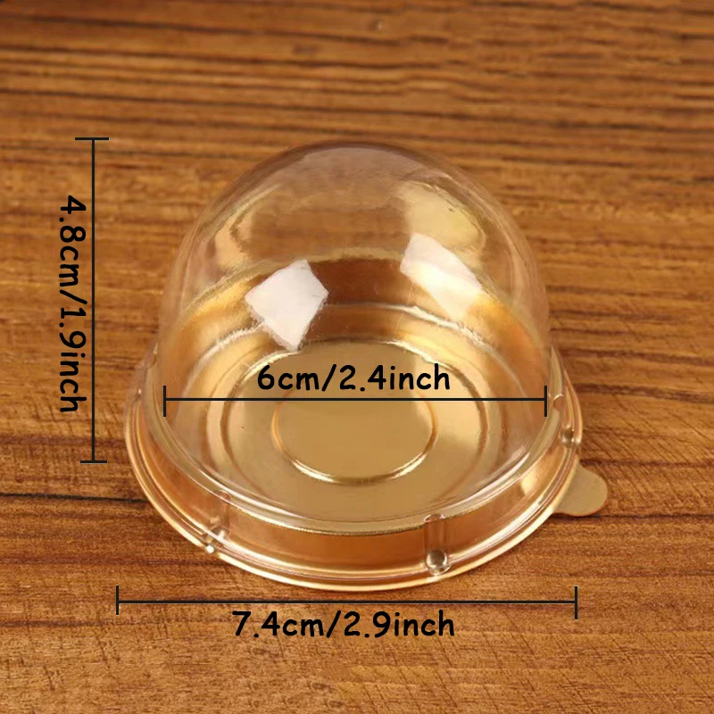 

Пластиковые коробки для кексов 10 шт