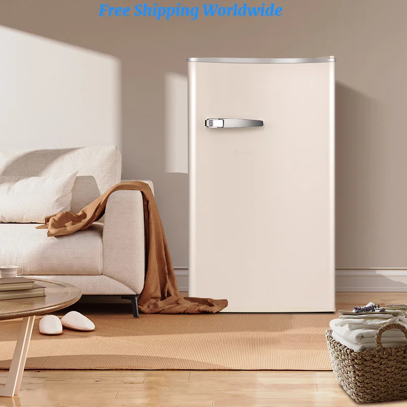 

Ascoli 92L Ретро холодильник A++ Однодверный холодильник с воздушным охлаждением без заморозки Бесшумный интеллектуальный контроль температуры...