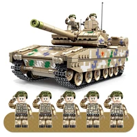 moc military building block engineer tank missile car childrens small particles boy toy collection gift soldier parts component