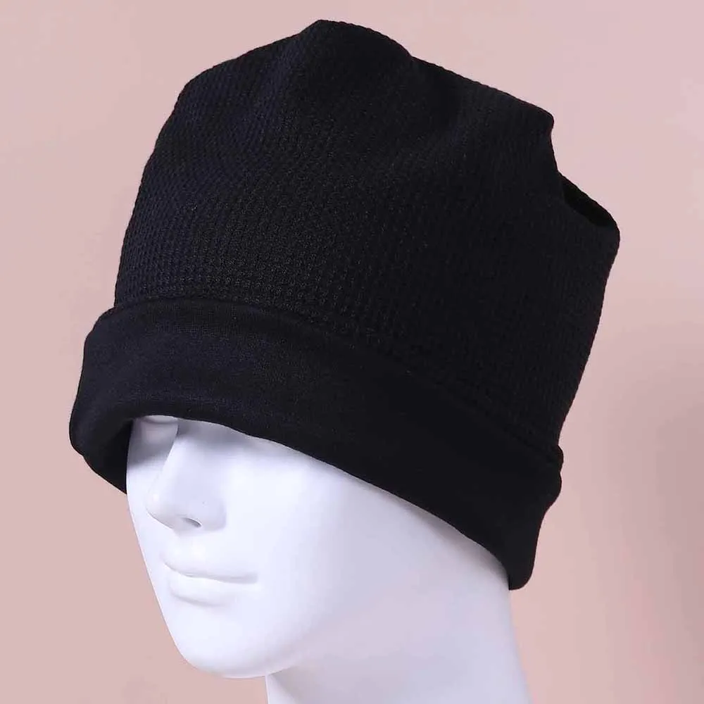 

Модная хлопковая шапочка с напуском в стиле хип-хоп, мягкая легкая вязаная шапочка для бега, взрослые карликовые шапки Кепка Chemo для мужчин и женщин, подарки