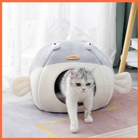 soft pet bed for cat cave for pets products perch camas para gatos sleep cozy house cats tent accessories niche chat cat bed